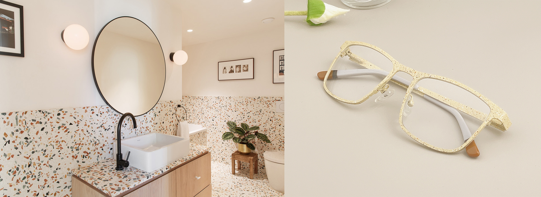 Terrazzo-Marble Metal Eyewear design Terrazzo-Marble Metal Eyewear design