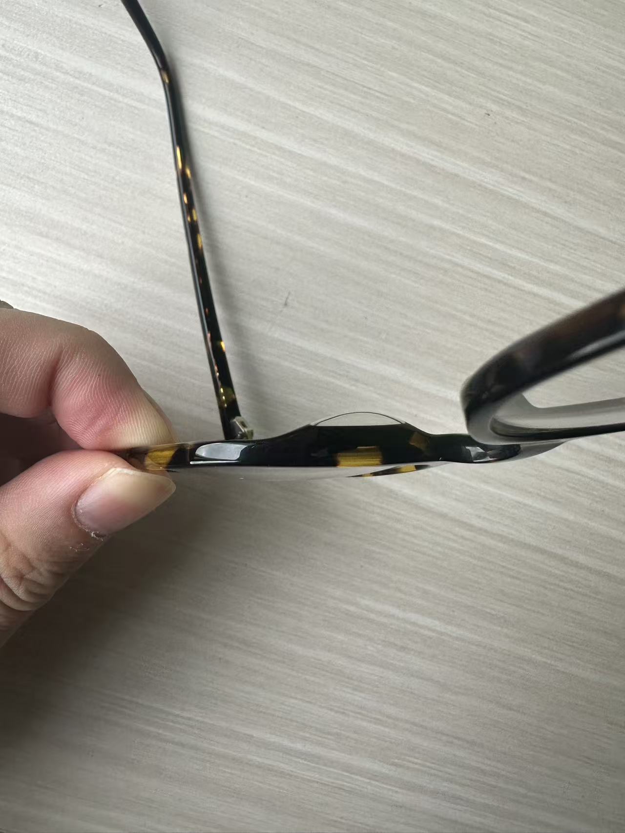 The nose pad of Acetate eyewear The nose pad of Acetate eyewear